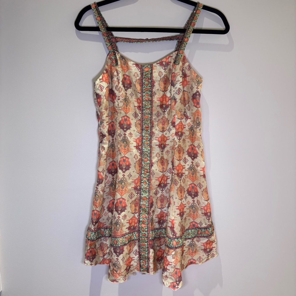 Larok Multicolor Patterned Mini Dress - image 1